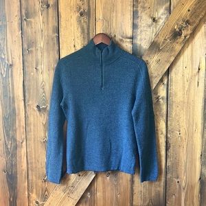 VINEYARD VINES Grey Merino Wool Blend Sweater Men’s Size XS